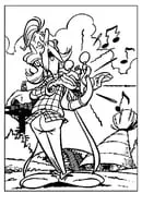 Astrix En Obelix kleurplaat 21
